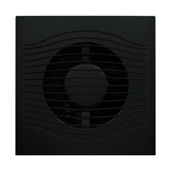 Вентилятор вытяжной DICITI Slim 4C Matt Black обратный клапан фото2