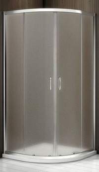 Душевое ограждение GOOD DOOR Latte R-80-G-WE 80x80x85 текстура grape