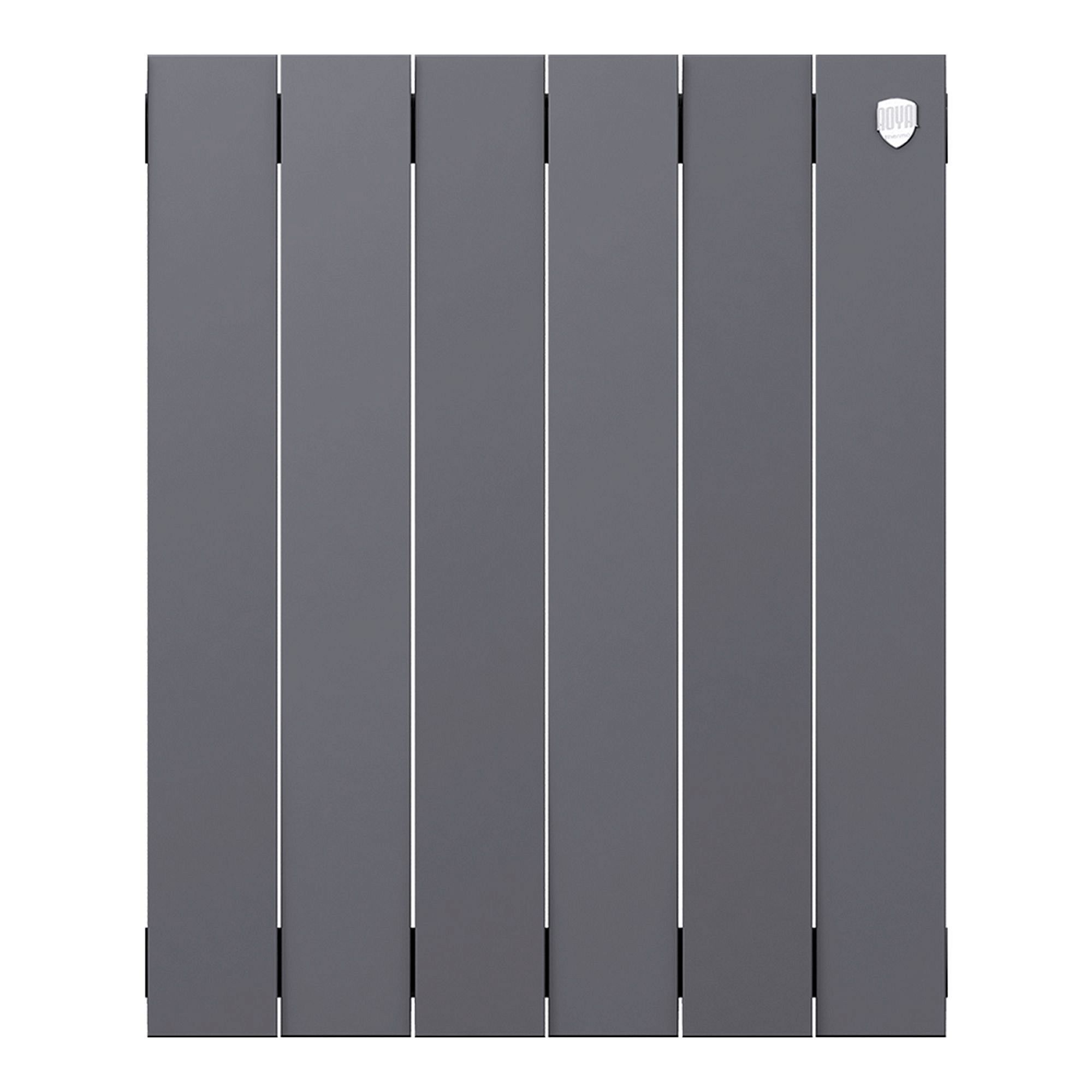 Радиатор биметаллический ROYAL THERMO PianoForte 500 6 секций, бок. подк. 480/591 Silver Satin фото3