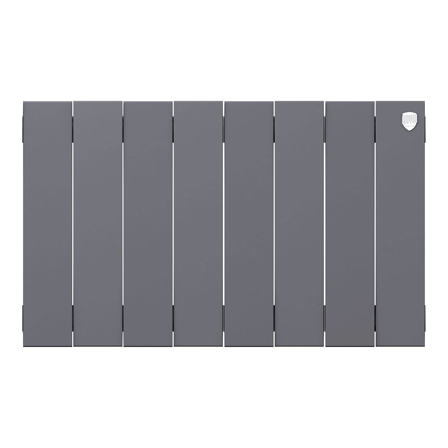 Радиатор биметаллический ROYAL THERMO PianoForte 300 8 секций, бок. подк. 640/380 Silver Satin фото3