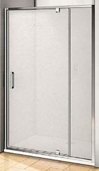 Дверь в нишу GOOD DOOR Orion WTW-PD-140-G-CH 140x185 текстура grape