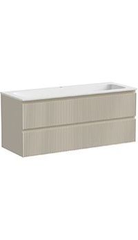 Тумба с раковиной SANCOS Snob R 120 beige soft