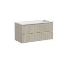 Тумба с раковиной SANCOS Snob R 100 beige soft