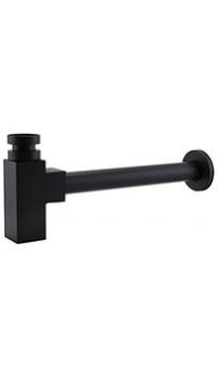 Сифон для раковины BELBAGNO BB-SMQ2-NERO черный матовый