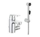 Смеситель для раковины GROHE Eurosmart Cosmopolitan с дон. клапаном и гиг. душем 23433000