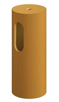 Пьедестал BOHEME Corian 801-Base-Rib-G Gold