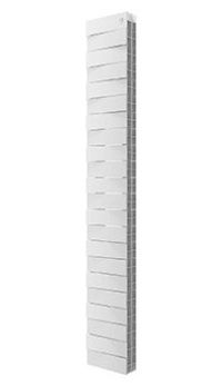 Радиатор биметаллический ROYAL THERMO PianoForte Tower 22 секции, бок. подк. 280/1760 Bianco Traffic